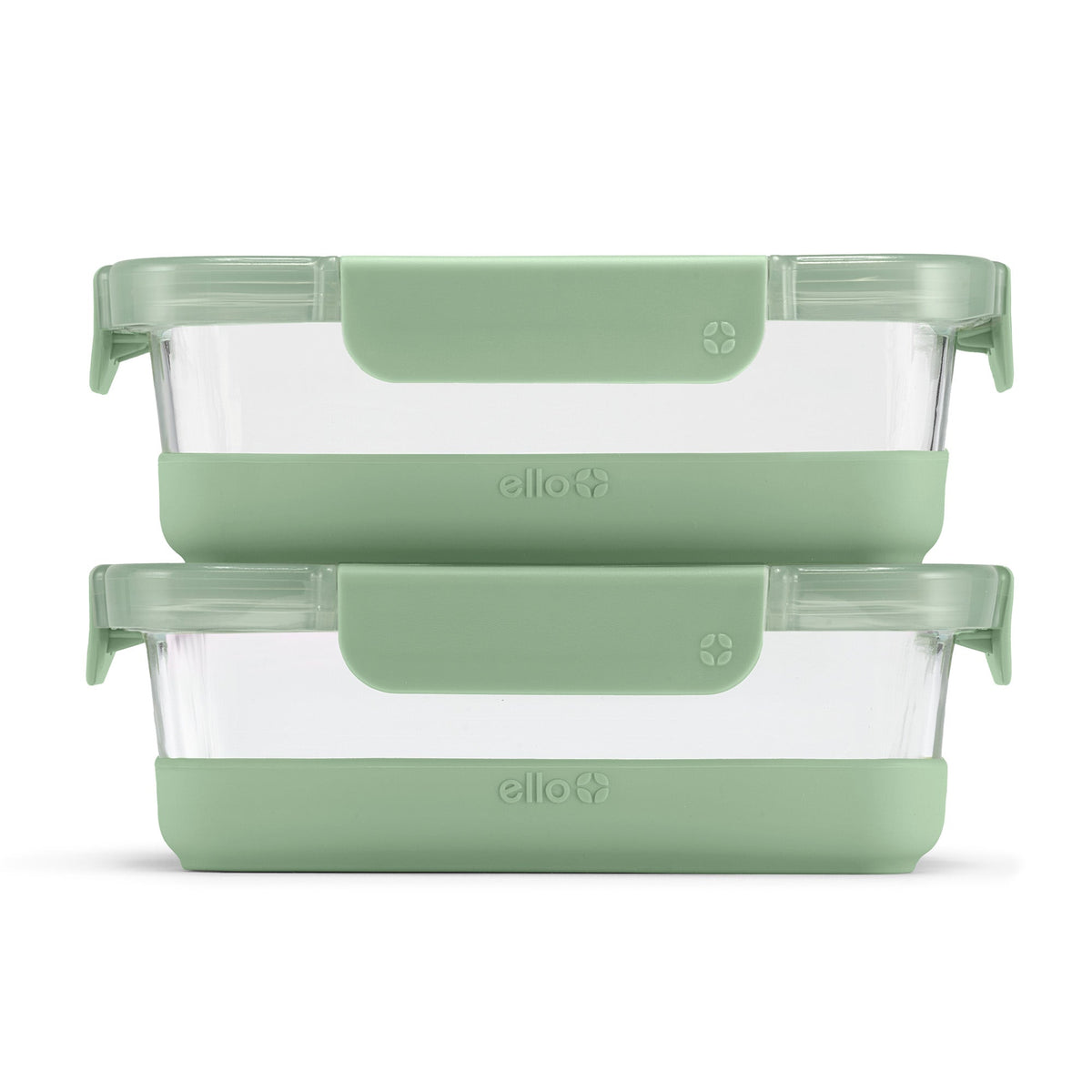 Ello Duraglass Refresh™ Meal Prep Containers, Set of 2