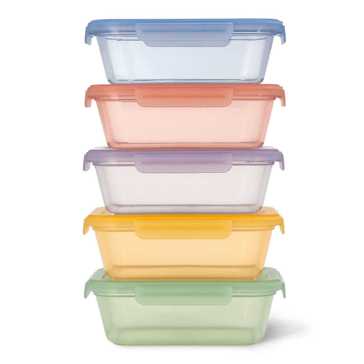 Snap & Nest Meal Prep Containers, Set of 5