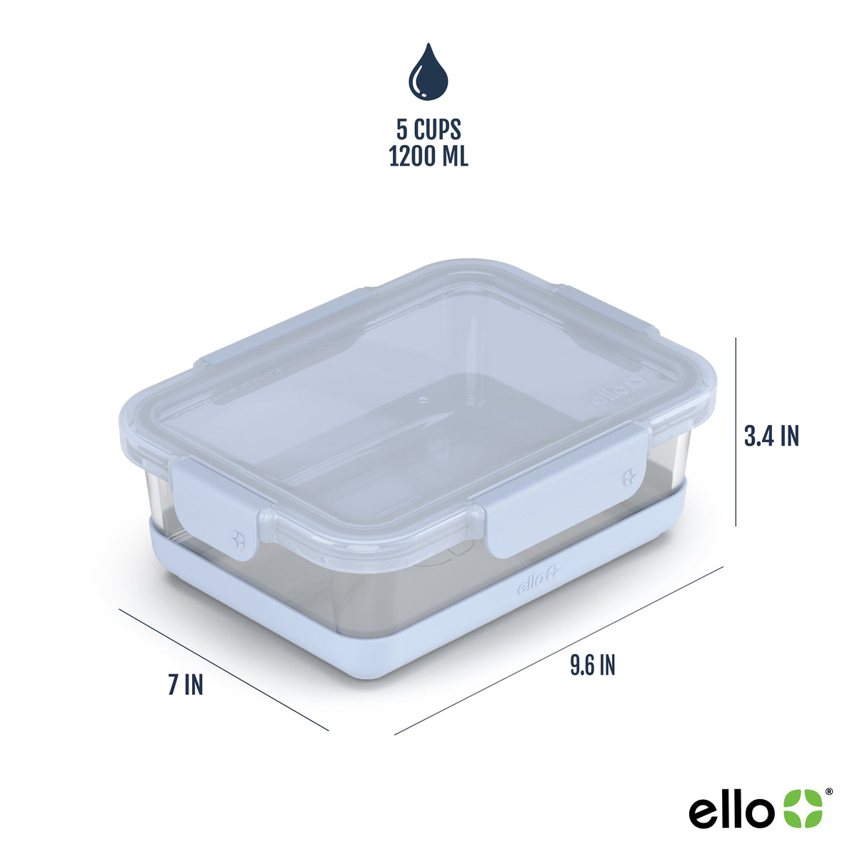 Replacement Lid - Ello Refresh 5 Cup Food Storage Container