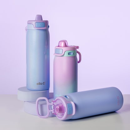 Pop & Fill Toddler Water Bottle - 12oz, Stainless Steel